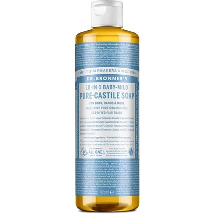 

Bronner'S Pure Castile жидкое мыло детское мягкое, 475 мл, Dr Bronners, Серый, Bronner'S Pure Castile жидкое мыло детское мягкое, 475 мл, Dr Bronners