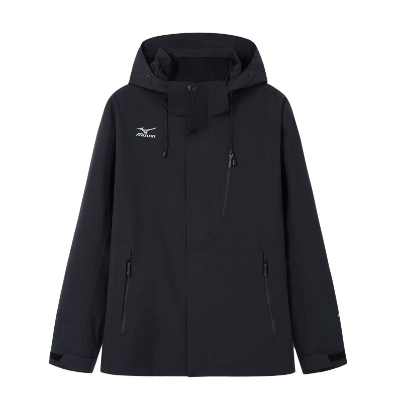 

Mizuno Ветровка мужская непромокаемая непродуваемая дышащая износостойкая, Black