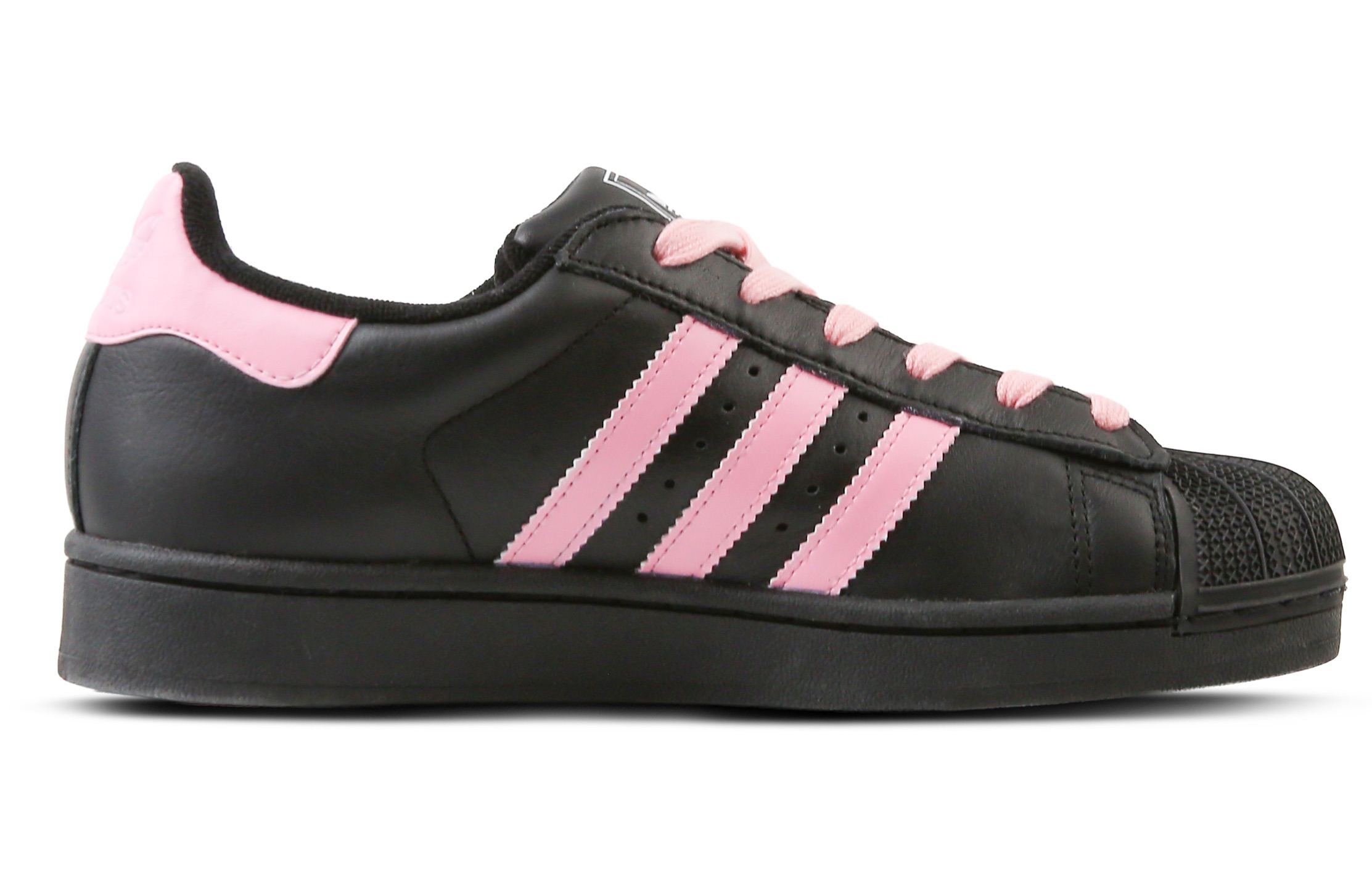 Adidas Originals Superstar 2 Sweetheart Berry Abrasion Resistant Balance Low top Skateboard Shoes Unisex Black Pink — фото 4