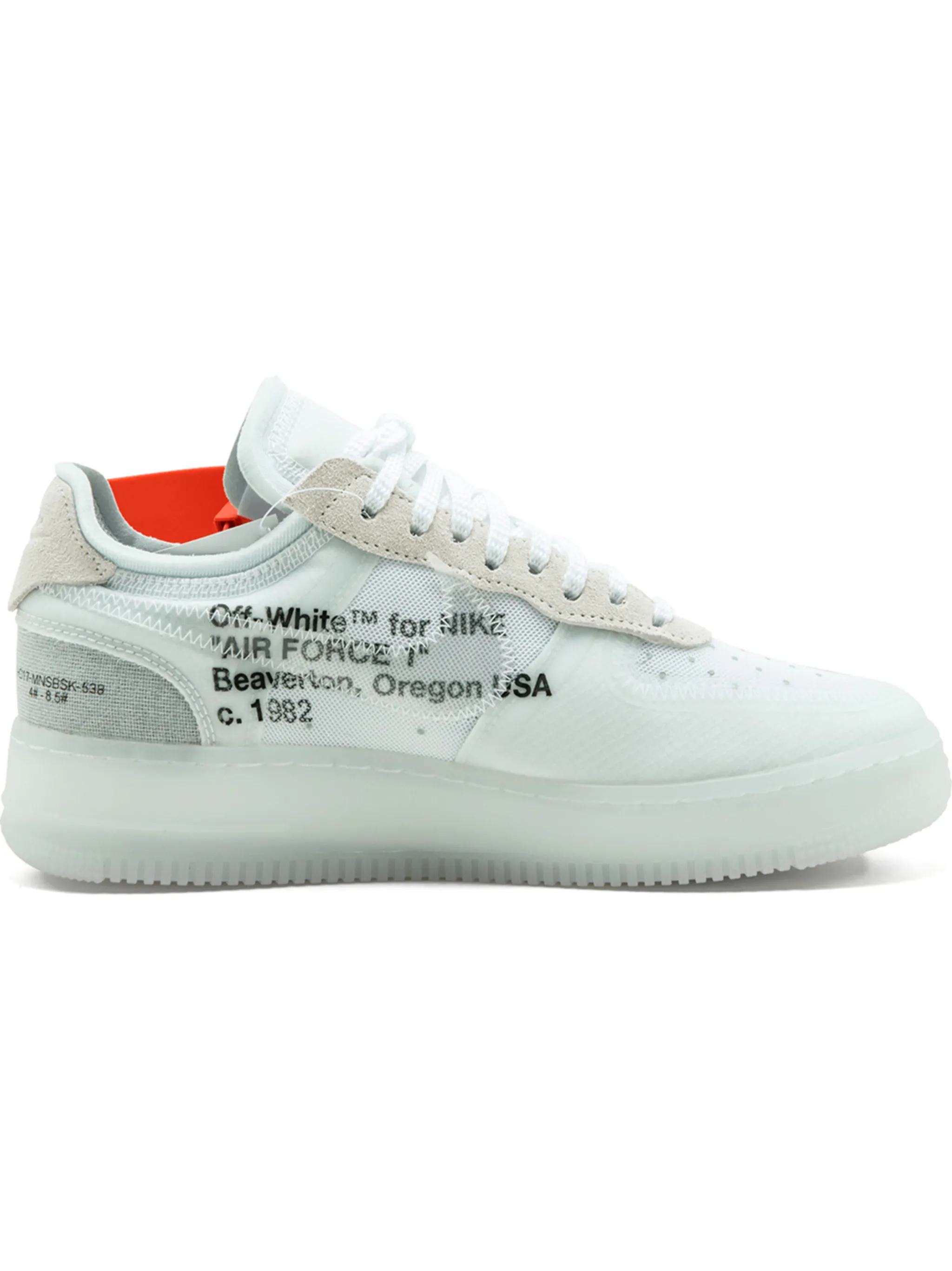 

Кроссовки The 10: Nike Air Force 1 Low Nike X Off-White, белый