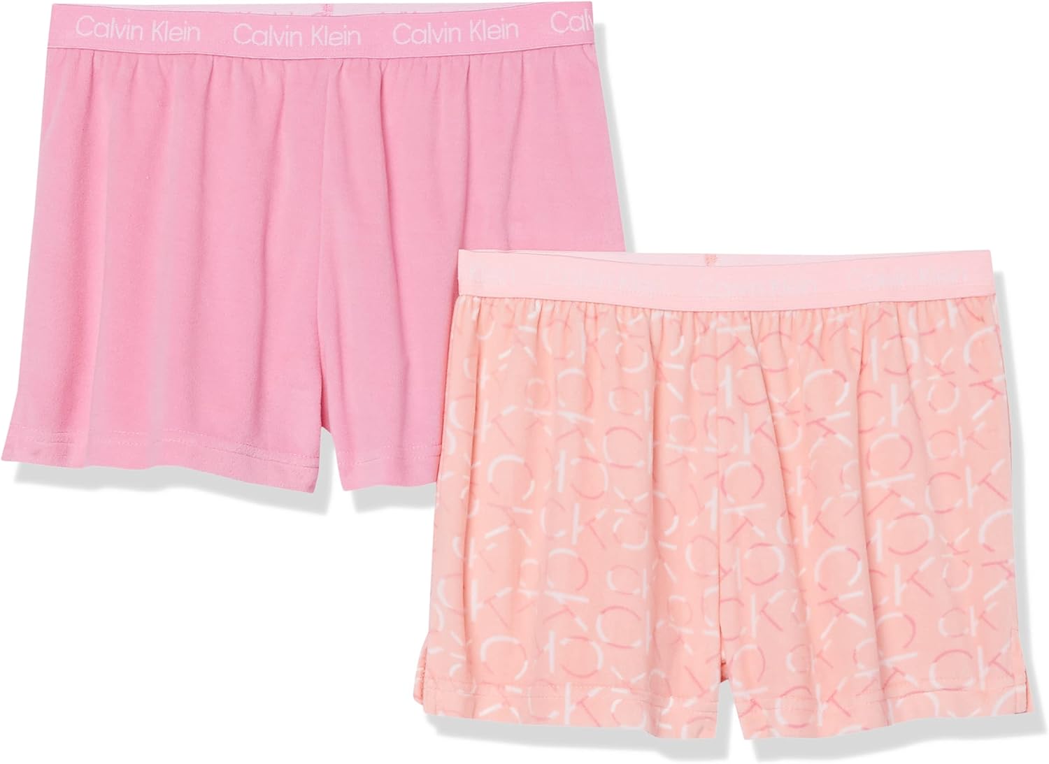 

Пижамный комплект Calvin Klein для девочек, верхняя и нижняя части, одежда для сна, Pink Ck Logo/Sachet Pink (As1)