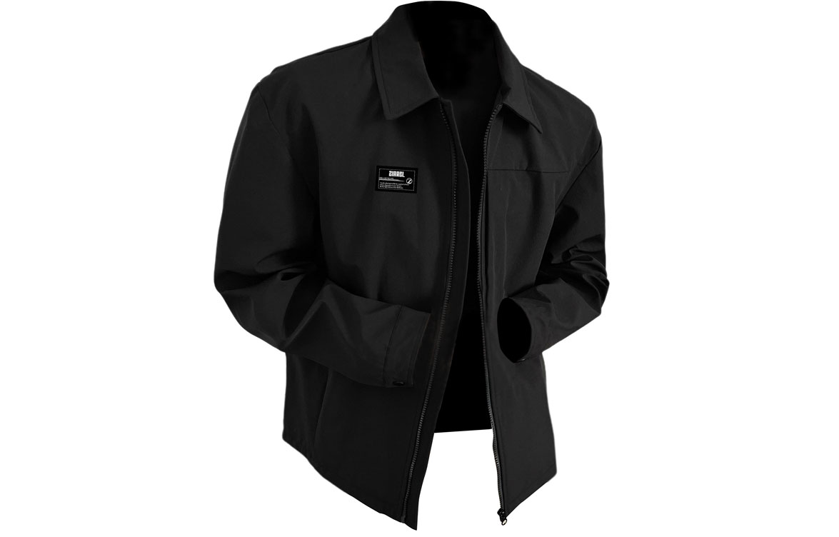 

Пуховик Unisex Lapel Thickened ZIAREL, черный with removable logo