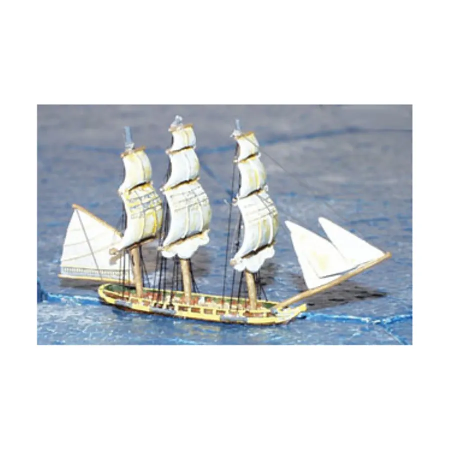 

20-пушечный корвет - Ла Фоветт, Micronauts - Napoleonic Era Sailing Ships - Battle Sail Sets (1:1200)