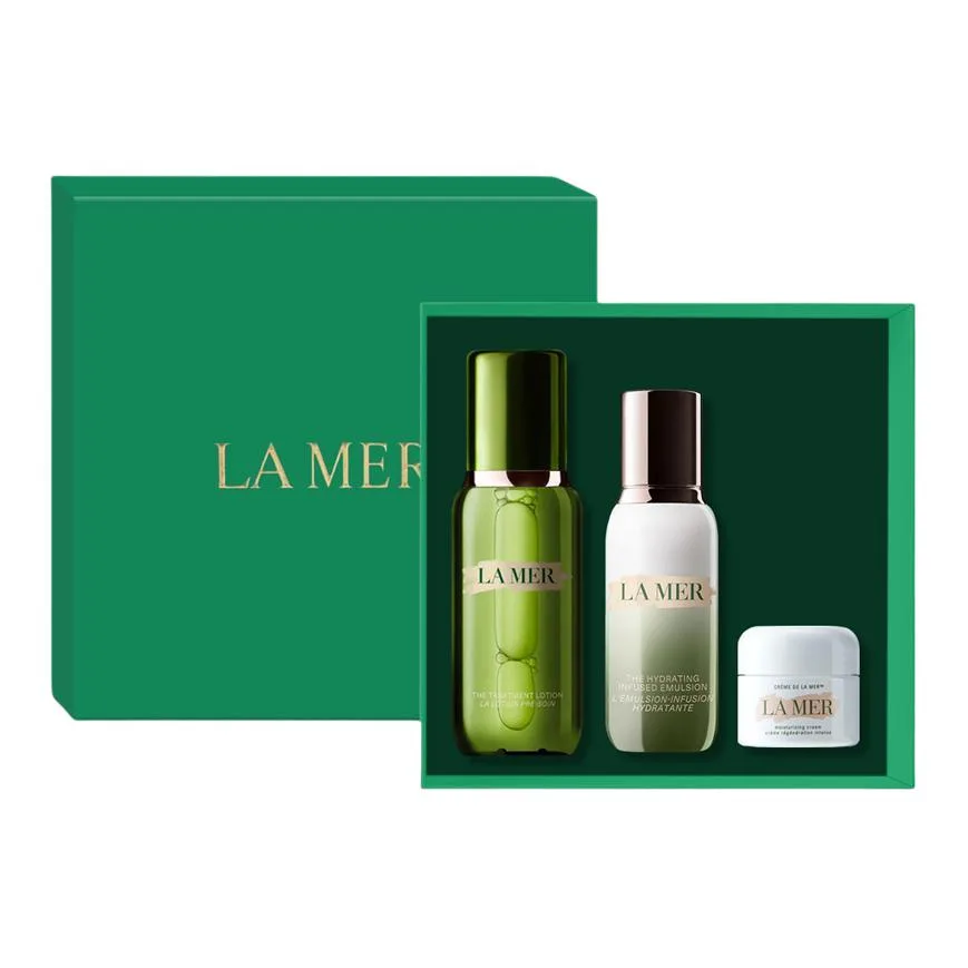 LA MER Набор для ухода за кожей Essence Lotion Essence Cream, увлажняющий бокс из трех предметов, подарок на день рождения для мамы, Three-Piece Set: Essence 50ml+Essence Water 100ml+Face Cream 15ml — фото 2