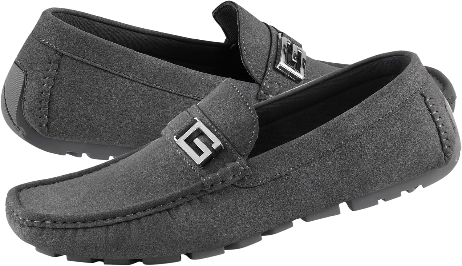 Мужские лоферы Guess Alovo для вождения, Dark Grey 020 — фото 2