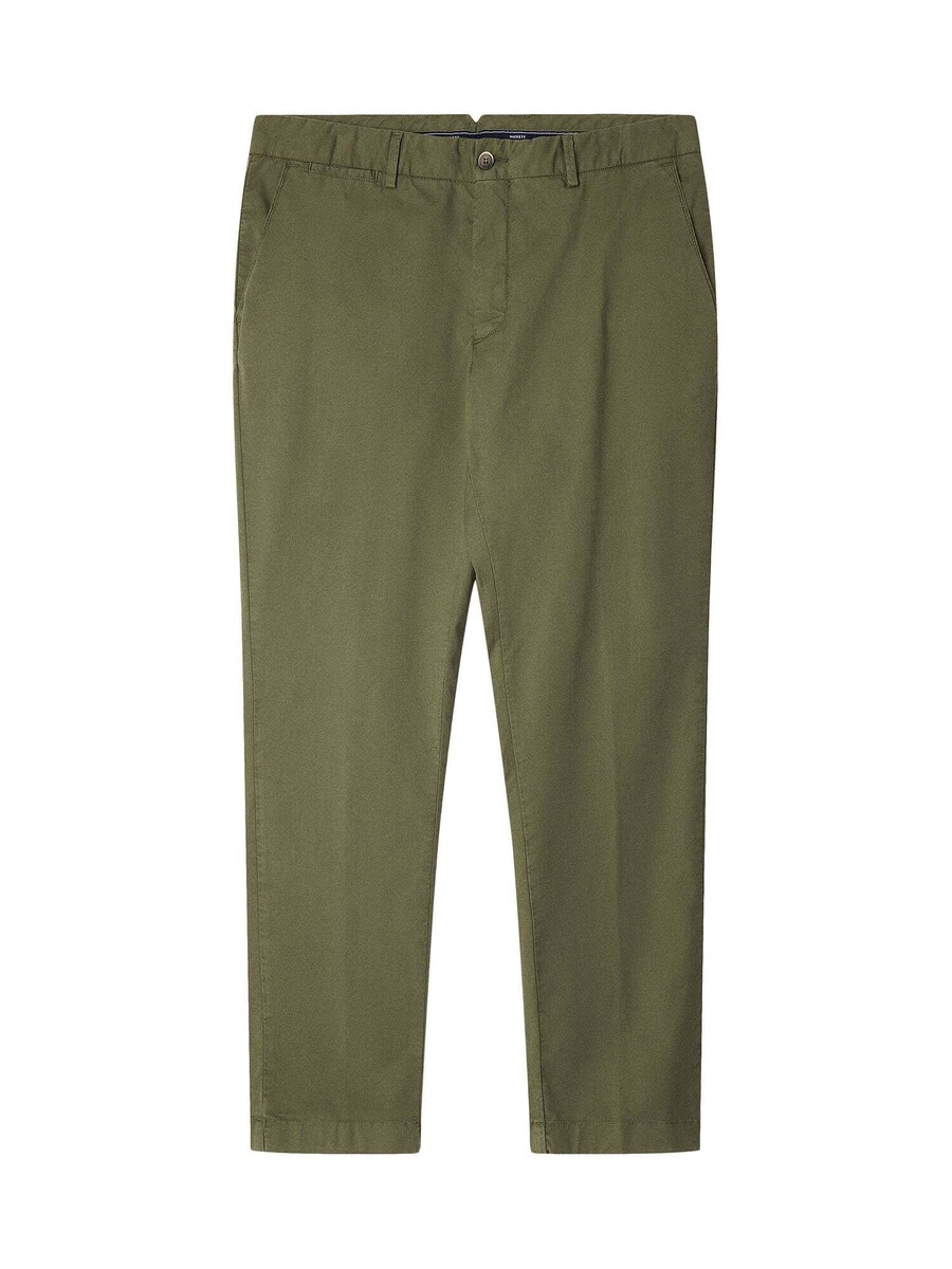 

Узкие брюки-чинос Hackett London Gmd Texture, Olive