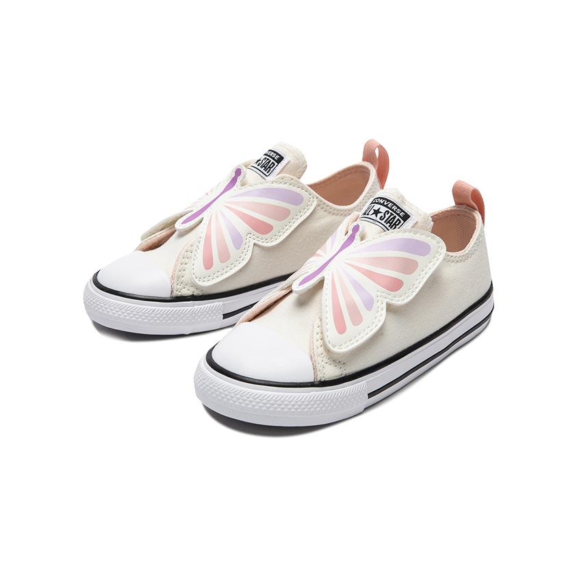 

Кроссовки (GS) Converse Chuck Taylor All Star Easy On Butterflies Low Top 'Beige White', бежевый