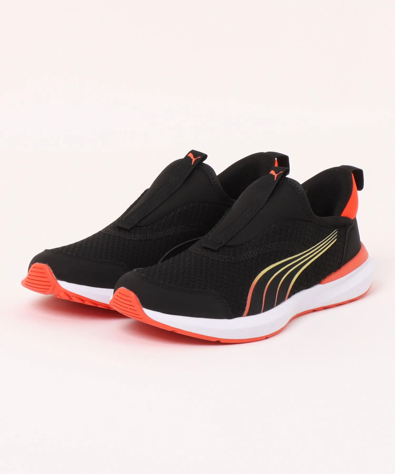 Женские/Детские кроссовки PUMA KRUZ PROFOAM EASE IN сланцевые красно-чёрные