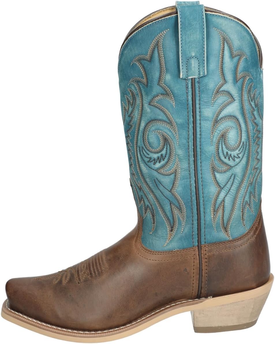 

Мужские сапоги Smoky MTN Santafe из страусиной кожи Smoky Mountain Boots, синий/коричневый