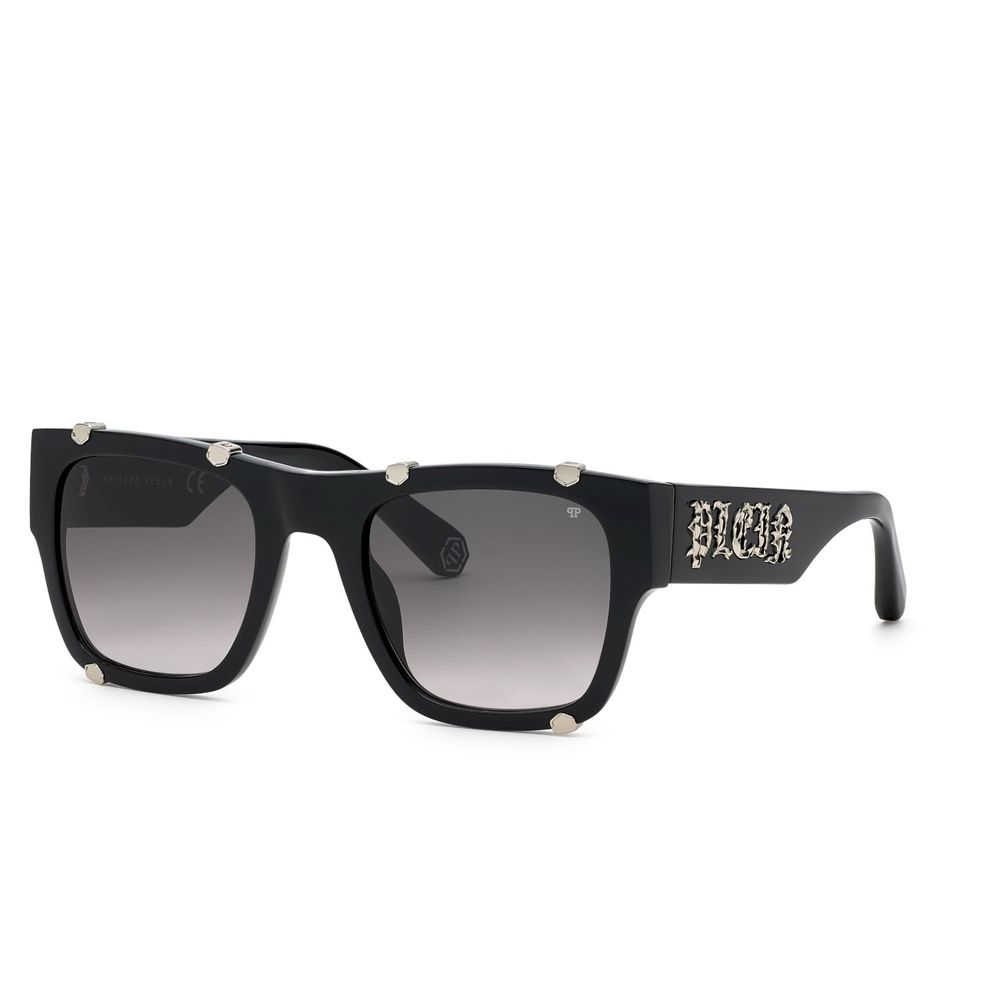 

Черные ацетатные солнцезащитные очки Philipp Plein