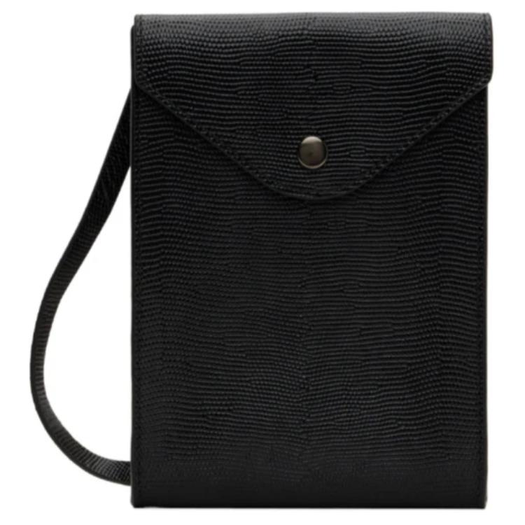 

Lemaire Кожаная сумка через плечо, женская черная Crossbody Bag