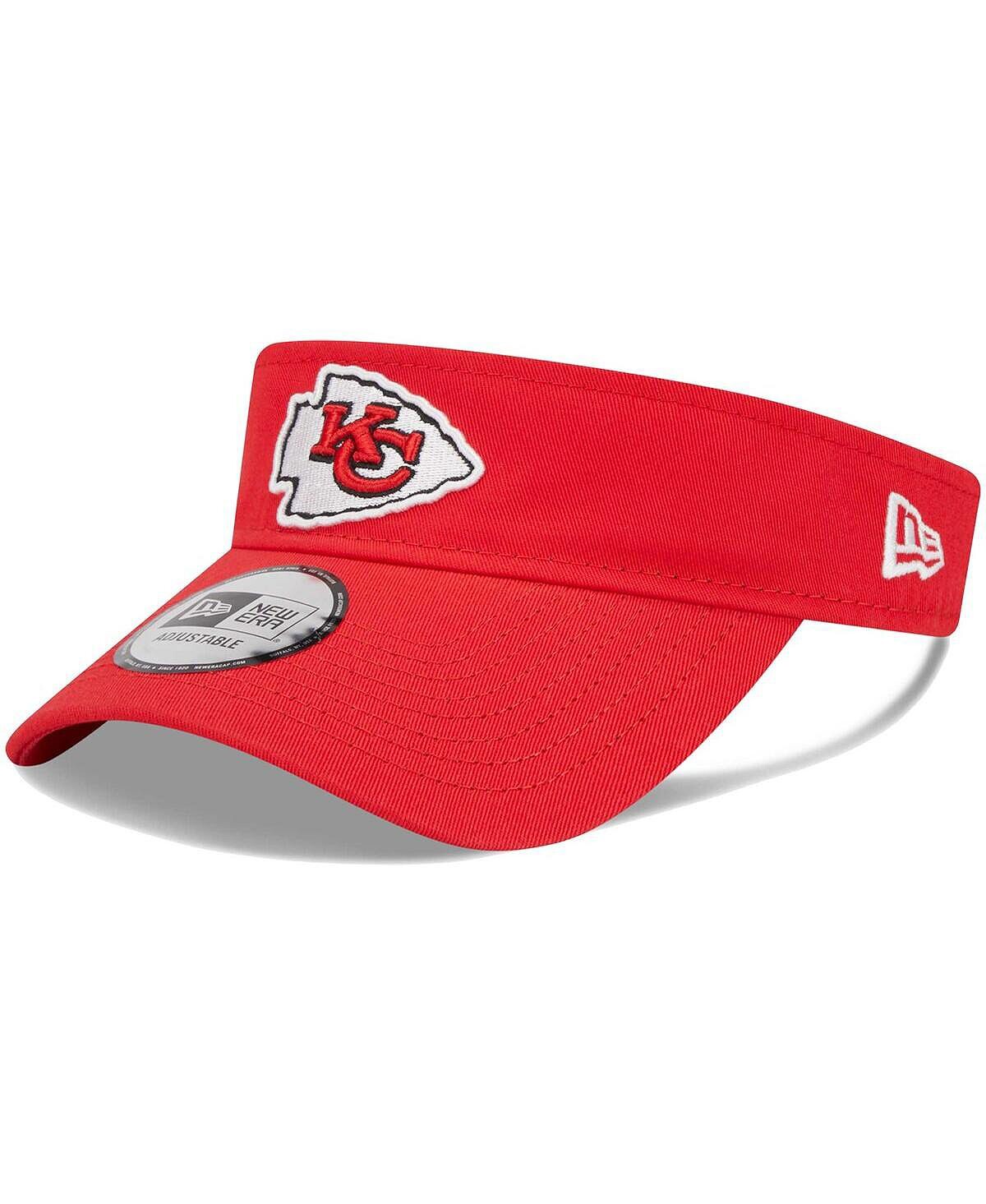 

Мужская красная основная регулируемая козырек Kansas City Chiefs New Era