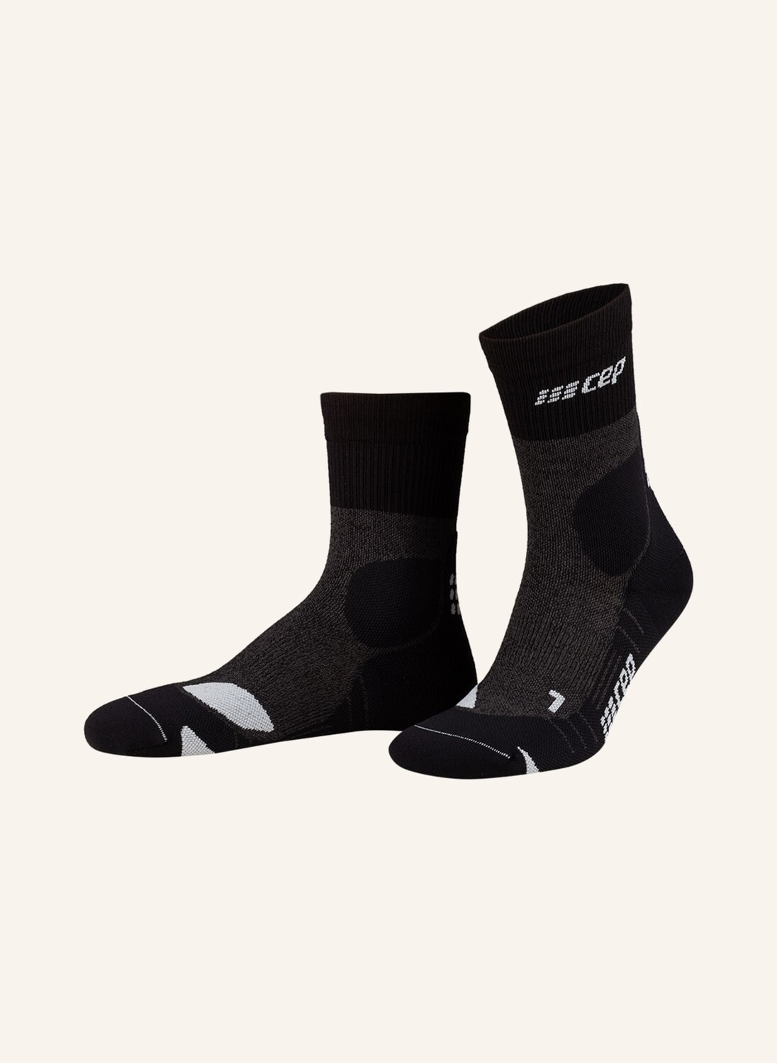 

Походные носки - компрессорные носки из шерсти мериноса cep, цвет stonegrey/grey *NEW*