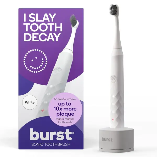 Звуковая зубная щетка белая, 1 шт. Burst Oral Care Original — фото 2