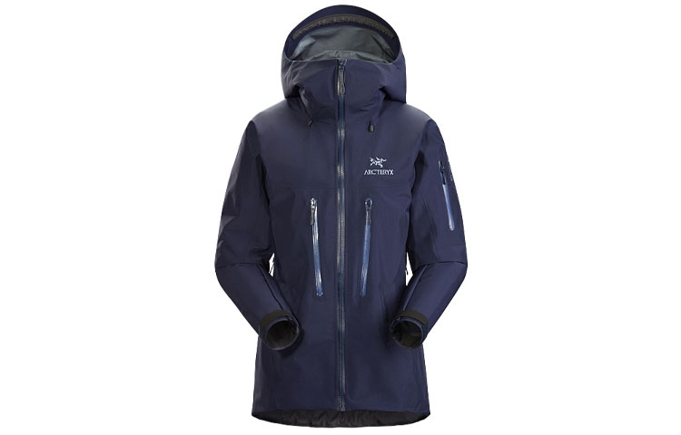 Женская куртка Arc'teryx Alpha Sv в цвете Лунный свет, Сине-голубой лунный/Сине-голубой лунный — фото 2
