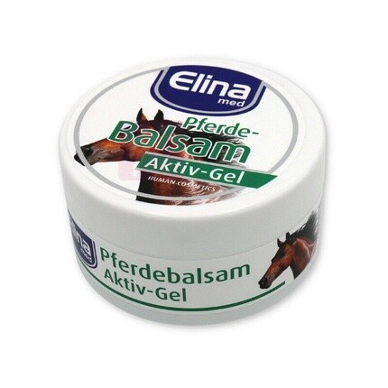 Elina Aktiv Gel Horse Balm 150мл Охлаждающий гель для ног и тела — фото 3