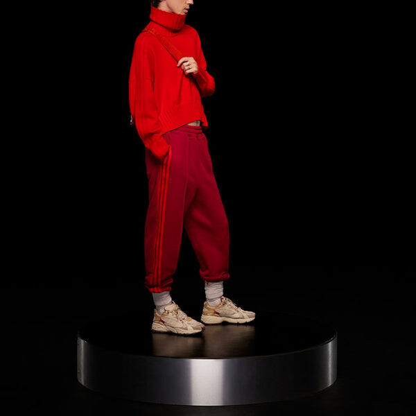 Спортивные штаны adidas IVY PARK Crossover Sweat Pant Side Stripe Drawstring Sports Long Pants Couple Style Red, красный — фото 3