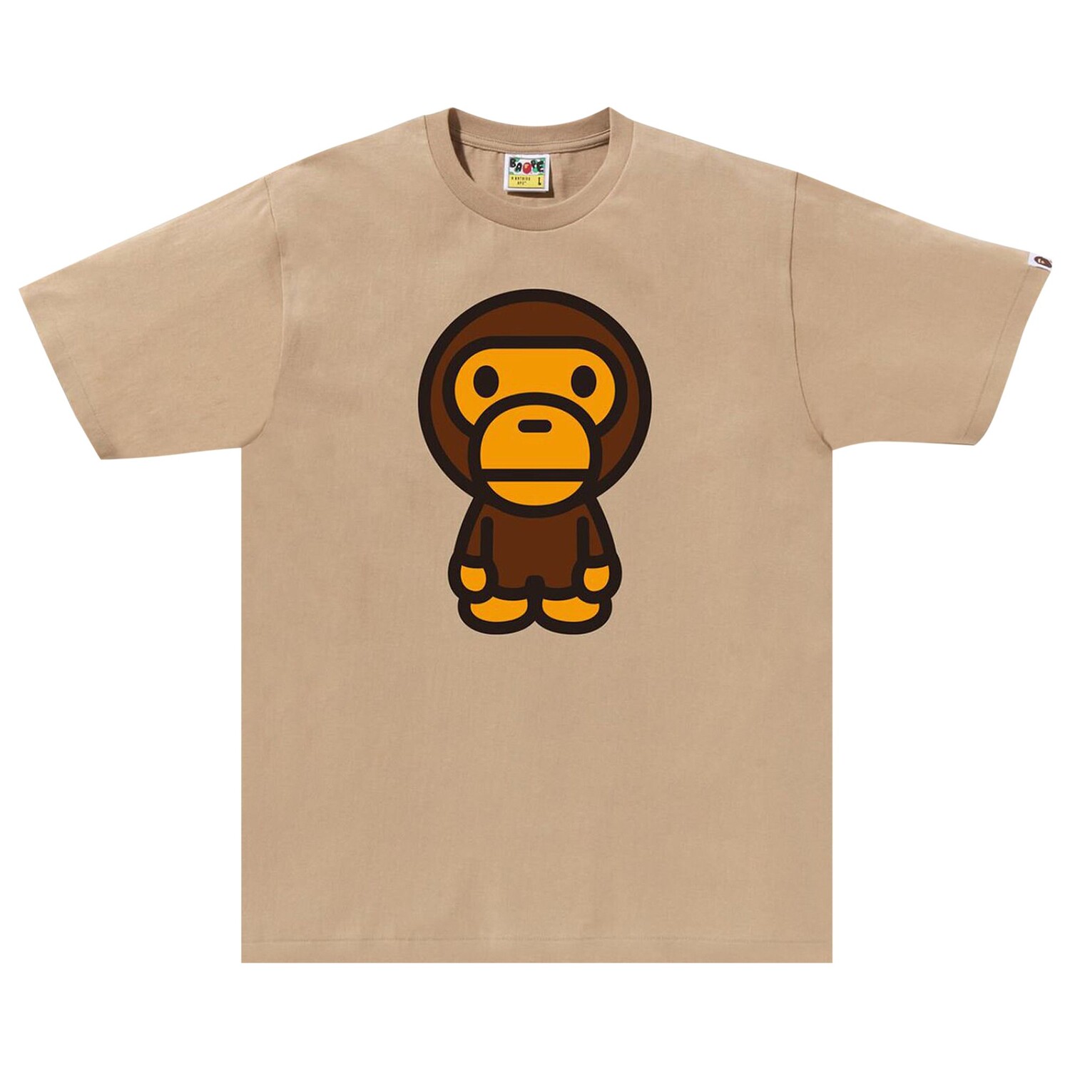 

Футболка BAPE Big Baby Milo, Бежевый