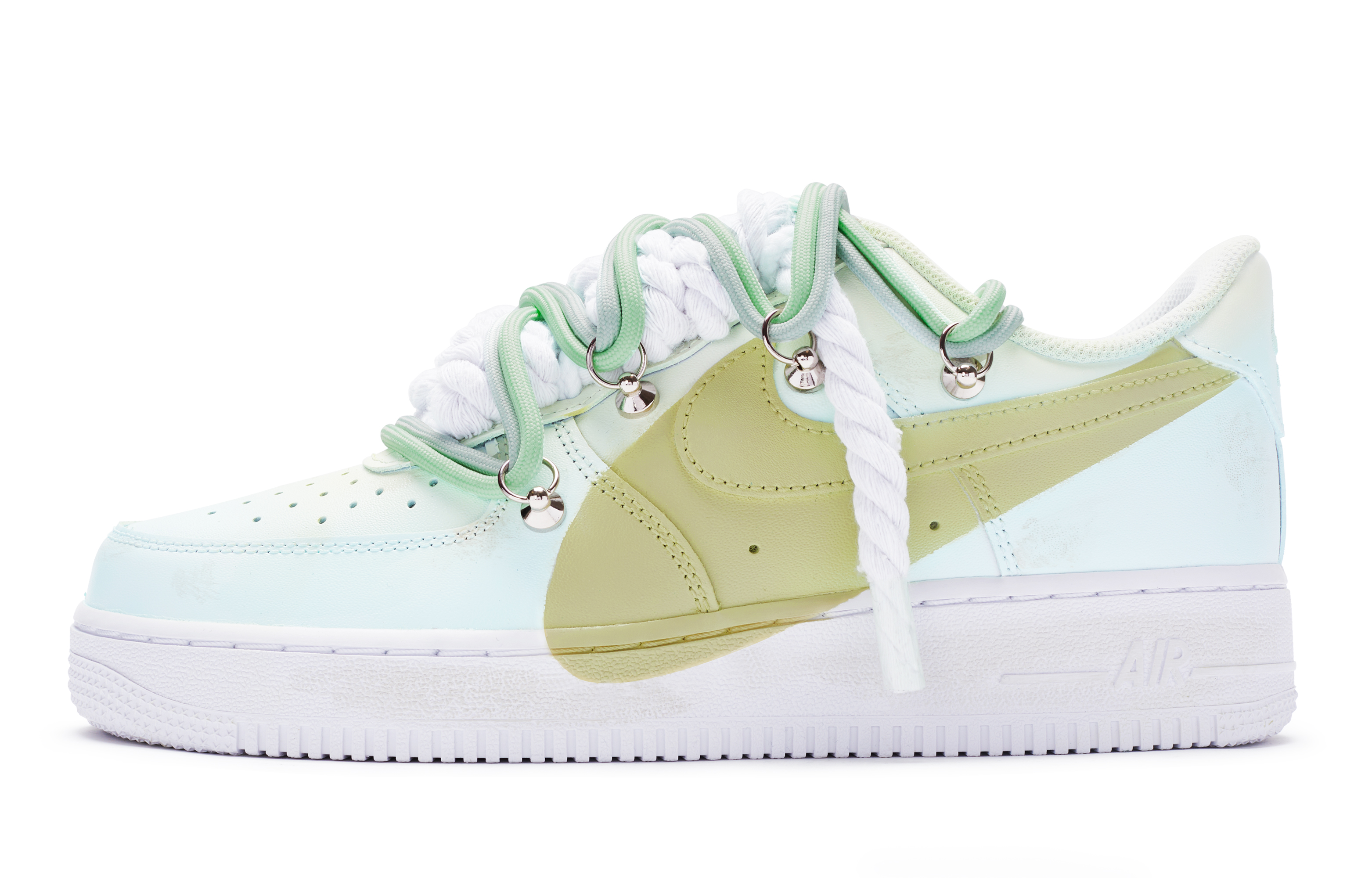 

Кроссовки Nike Air Force 1 Skateboard Shoes Women's Low-Top Avocado Green