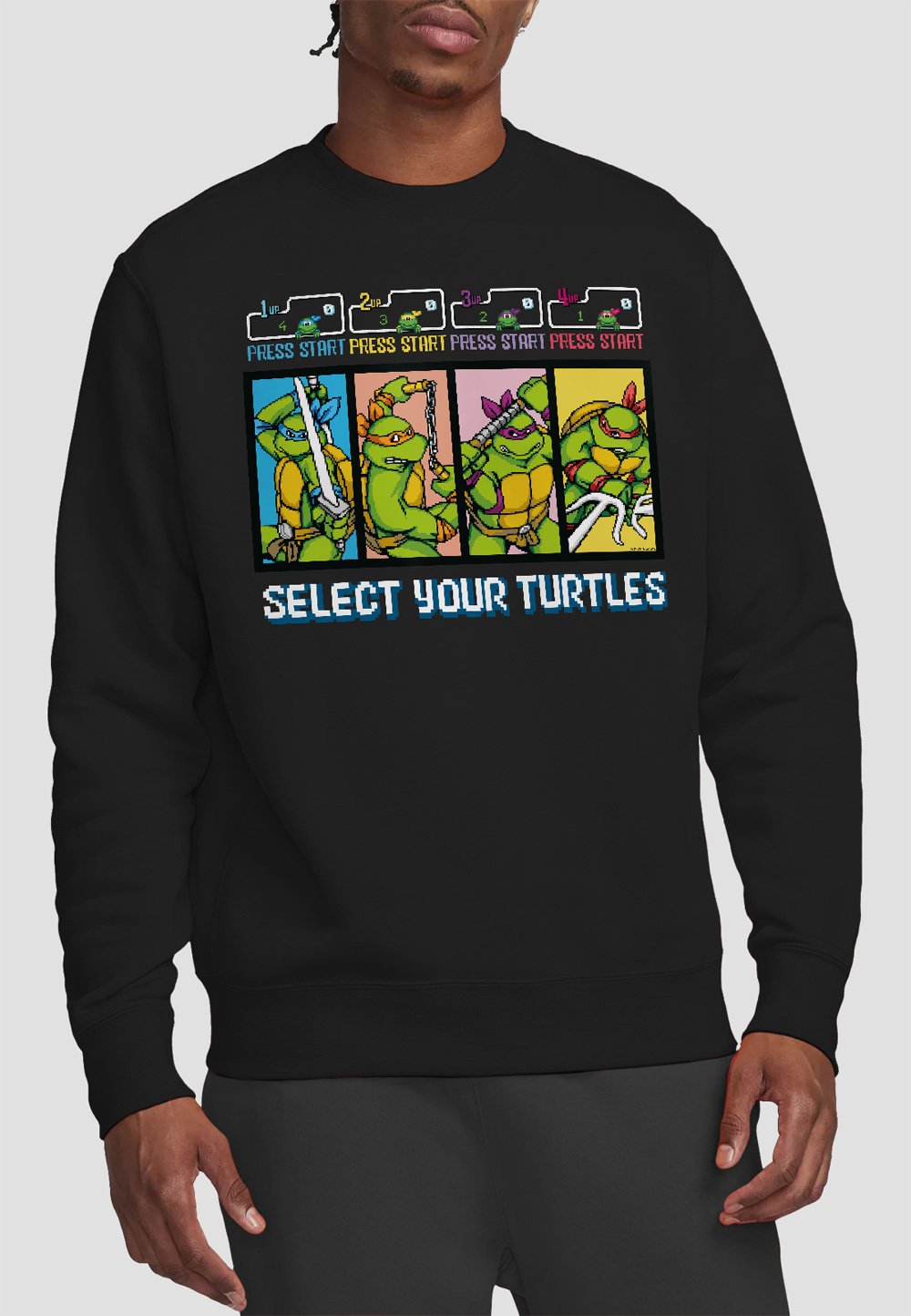

Толстовка MUTANT NINJA TURTLES SELECT YOUR TURTLES Cotton Soul, черный