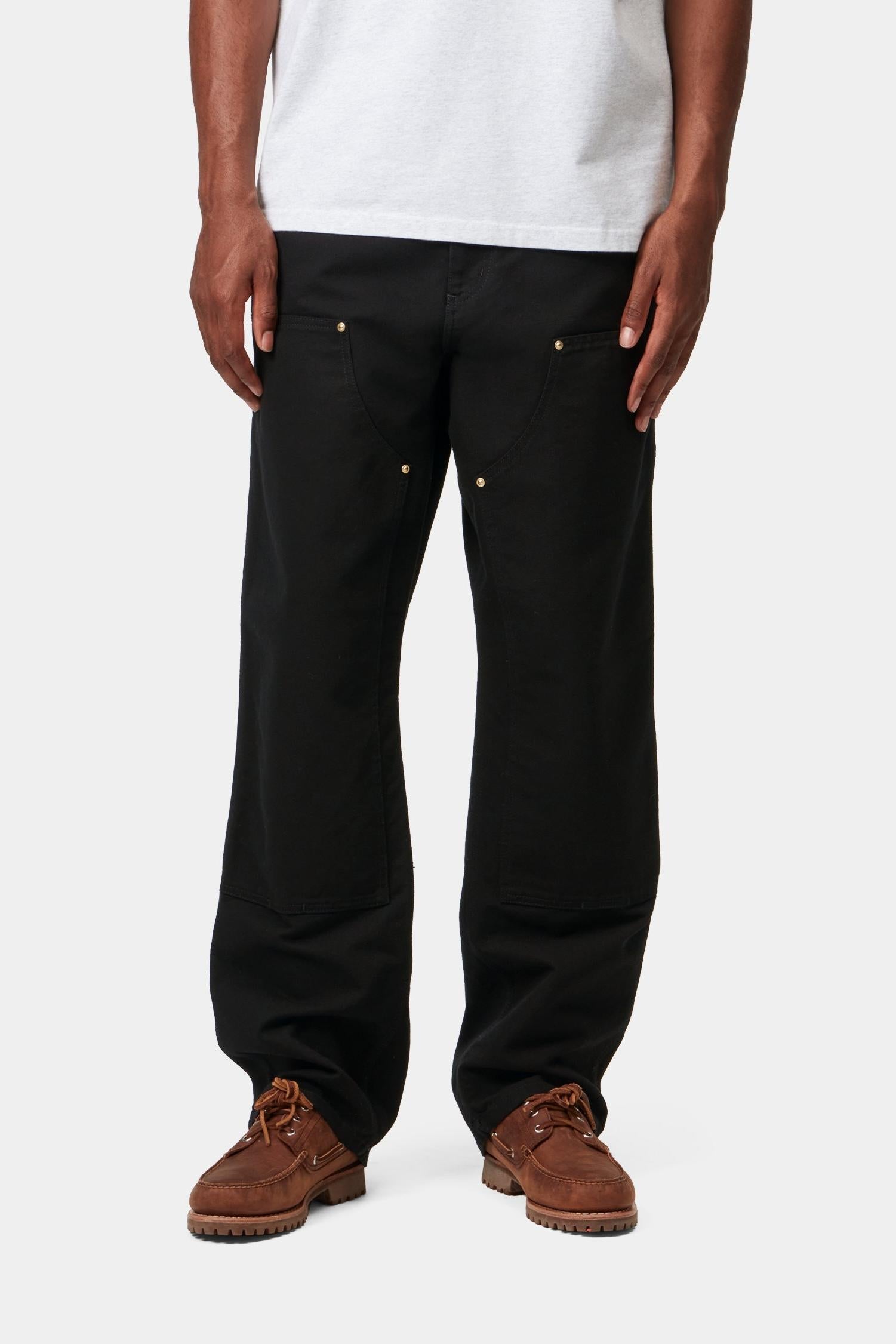 

Брюки Double Knee из органического канваса Dearborn (100% хлопок) Carhartt, черный