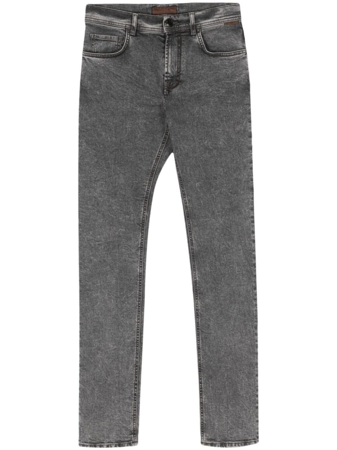

Corneliani джинсы скинни с заниженной талией, серый
