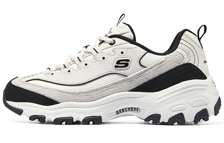 

Кроссовки Skechers D'LITES Chunky Женские, Черно-белый, Черный, Кроссовки Skechers D'LITES Chunky Женские, Черно-белый