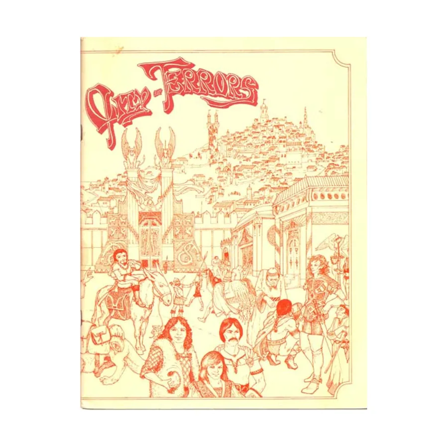 

City of Terrors (1st Edition), Tunnels & Trolls - Solo Adventures (1976-2007), мягкая обложка