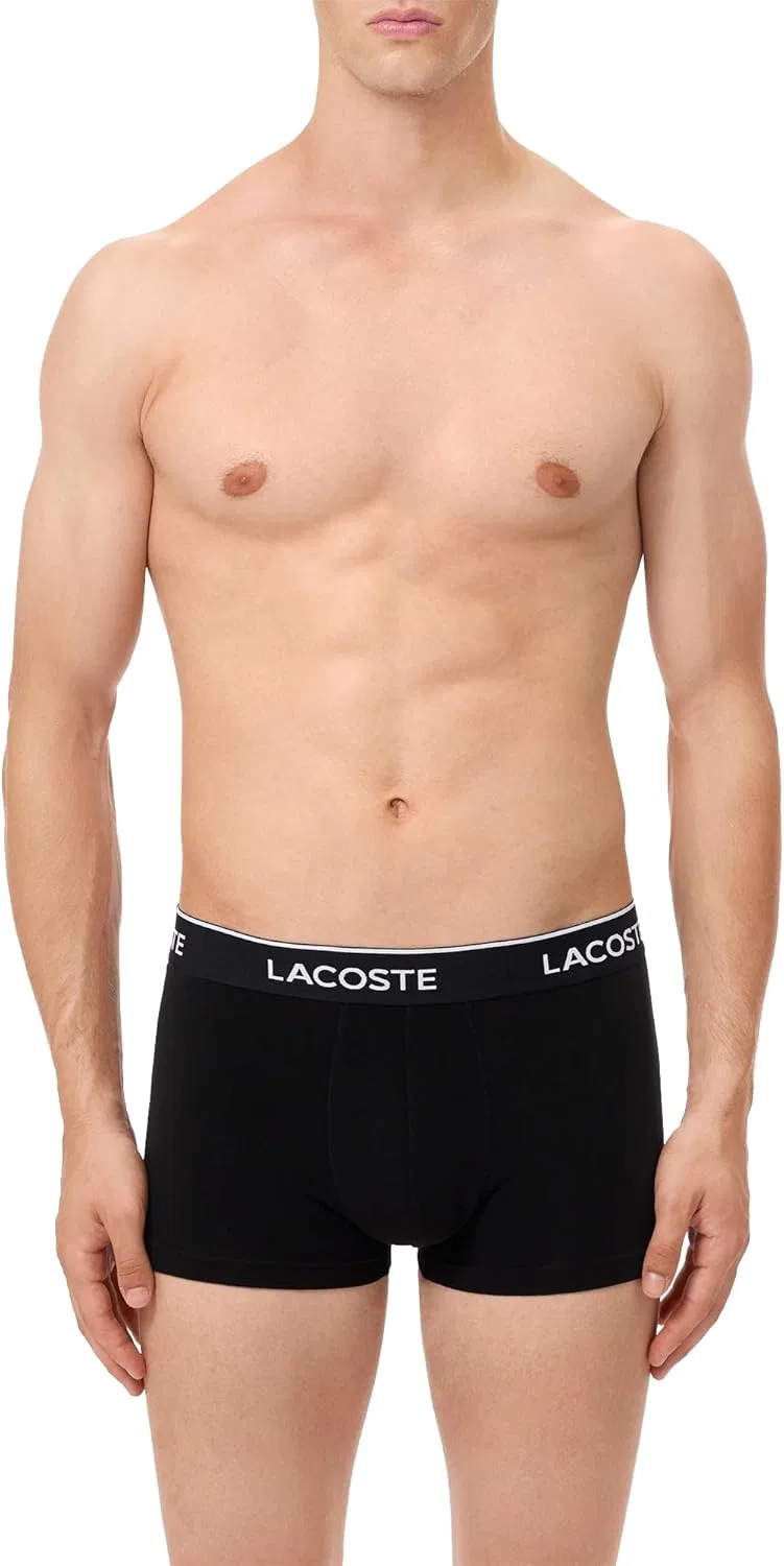 Трусы Lacoste Black With Black Waistbands — фото 2
