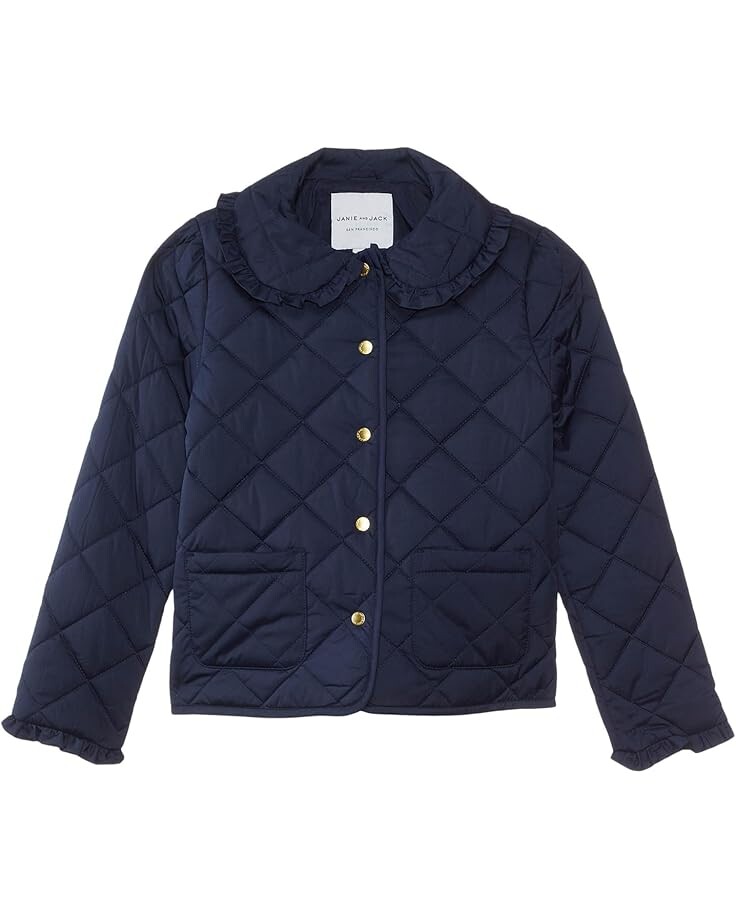 

Куртка Janie and Jack Navy Quilted Jacket, синий