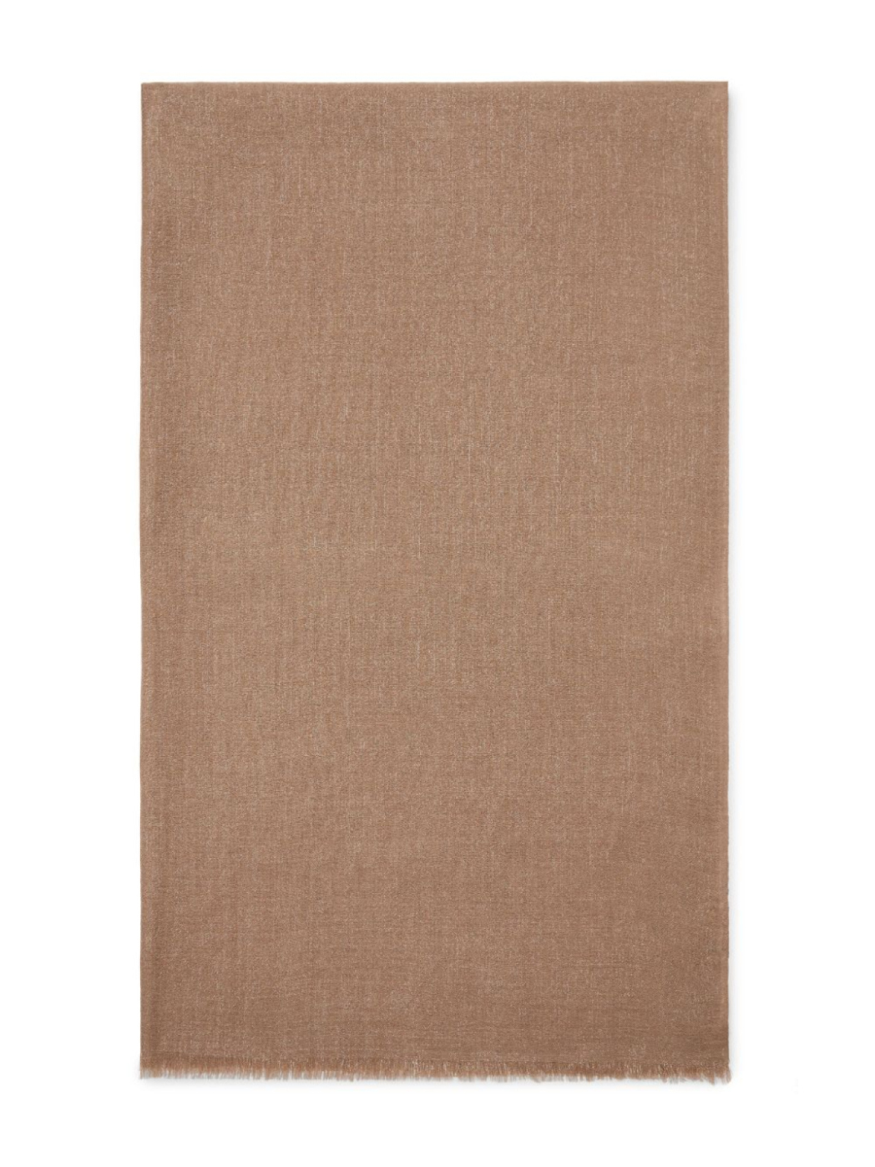 

Brunello Cucinelli шарф с бахромой, коричневый