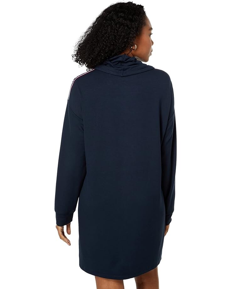 

Платье Tommy Hilfiger Hoodie Sweaterdress, цвет Sky Captain