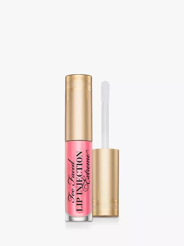 Блеск для губ Lip Injection Extreme Doll-Size Plumping Lip Gloss, цвет Bubblegum Yum Too Faced