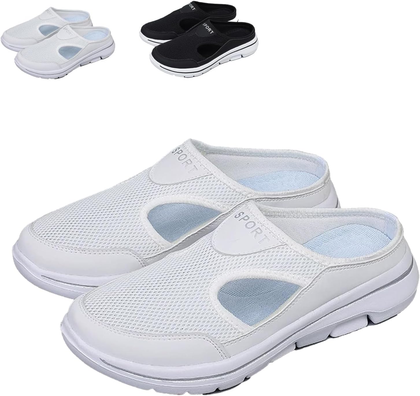 

Спортивные сандалии для мужчин, ортопедические сандалии для мужчин, повседневные нескользящие ортопедические кроссовки для прогулок, обувь на каждый день Generic, белый