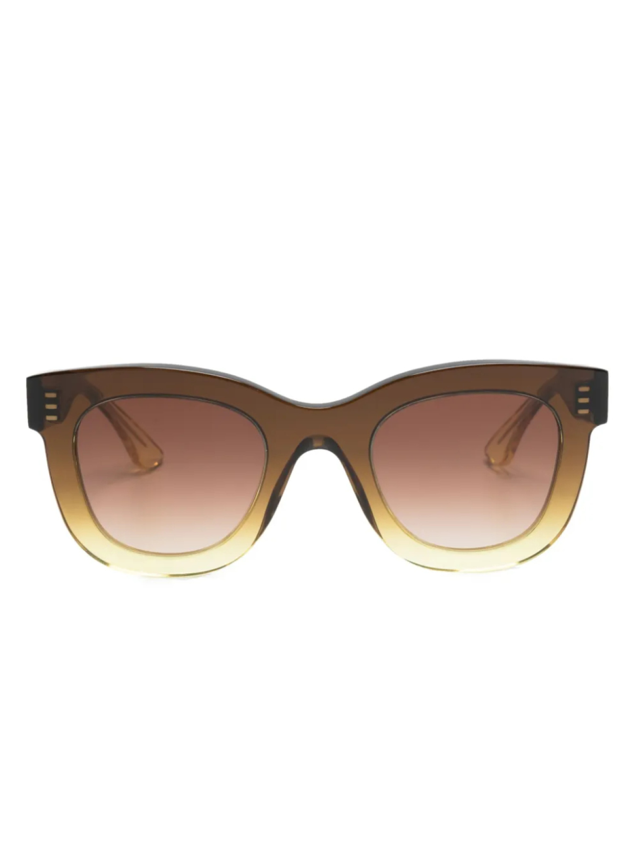 

Thierry Lasry солнцезащитные очки Gambly в прямоугольной оправе, коричневый