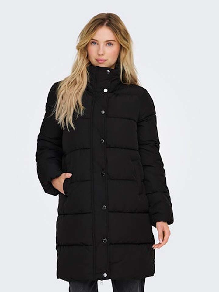 

Стеганое пальто ONLY Steppmantel, черный