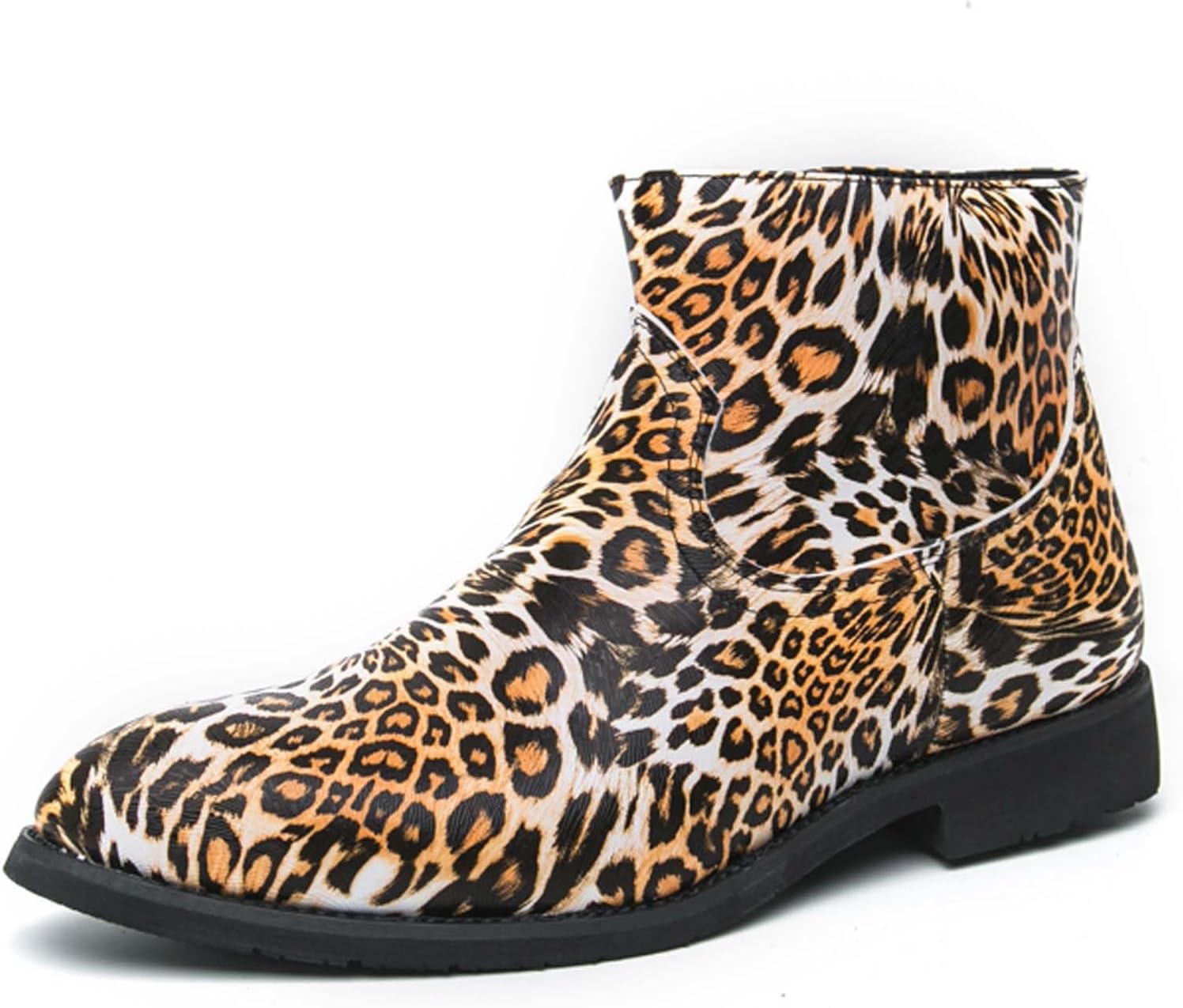 

Мужские ботинки челси, модные, персонализированные, с острым носком, для делового, повседневного и формального стиля, с противоскользящим покрытием, для офисной униформы, вечеринок, танцев, свадеб, высокие кожаные ботинки Generic, желтый