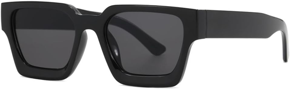 

Винтажные солнцезащитные очки для женщин, большие солнцезащитные очки для мужчин, ретро-очки зеленого цвета, солнцезащитные очки-маска с защитой от УФ-излучения UV400 KTUCN, Black Black