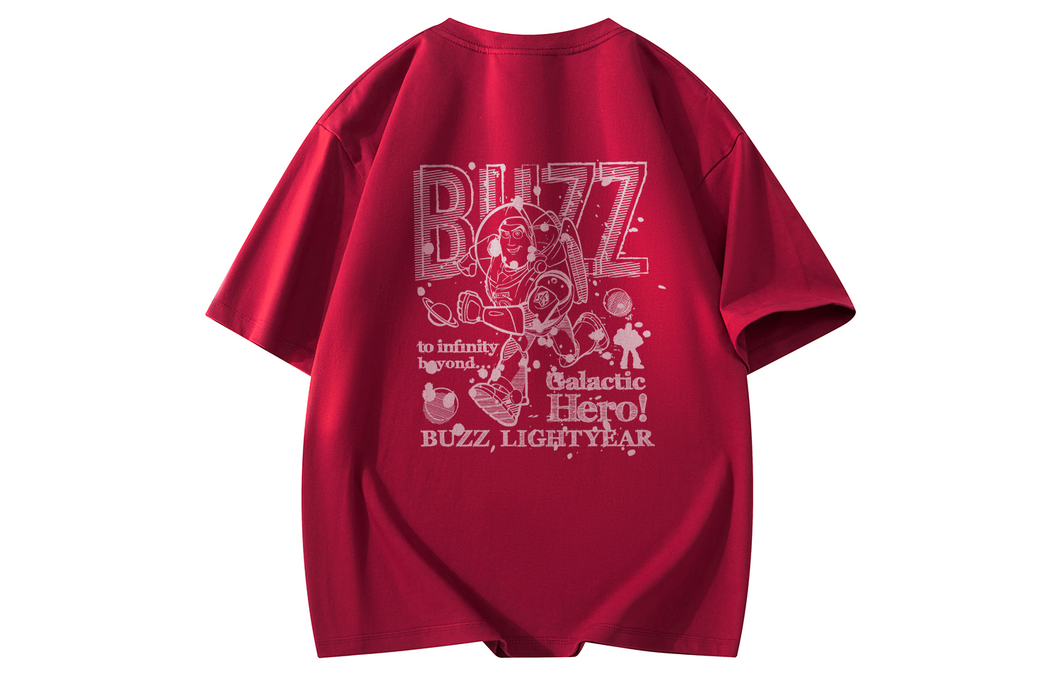 

Футболки унисекс с круглым вырезом, узкий прямой крой Disney, бордовый