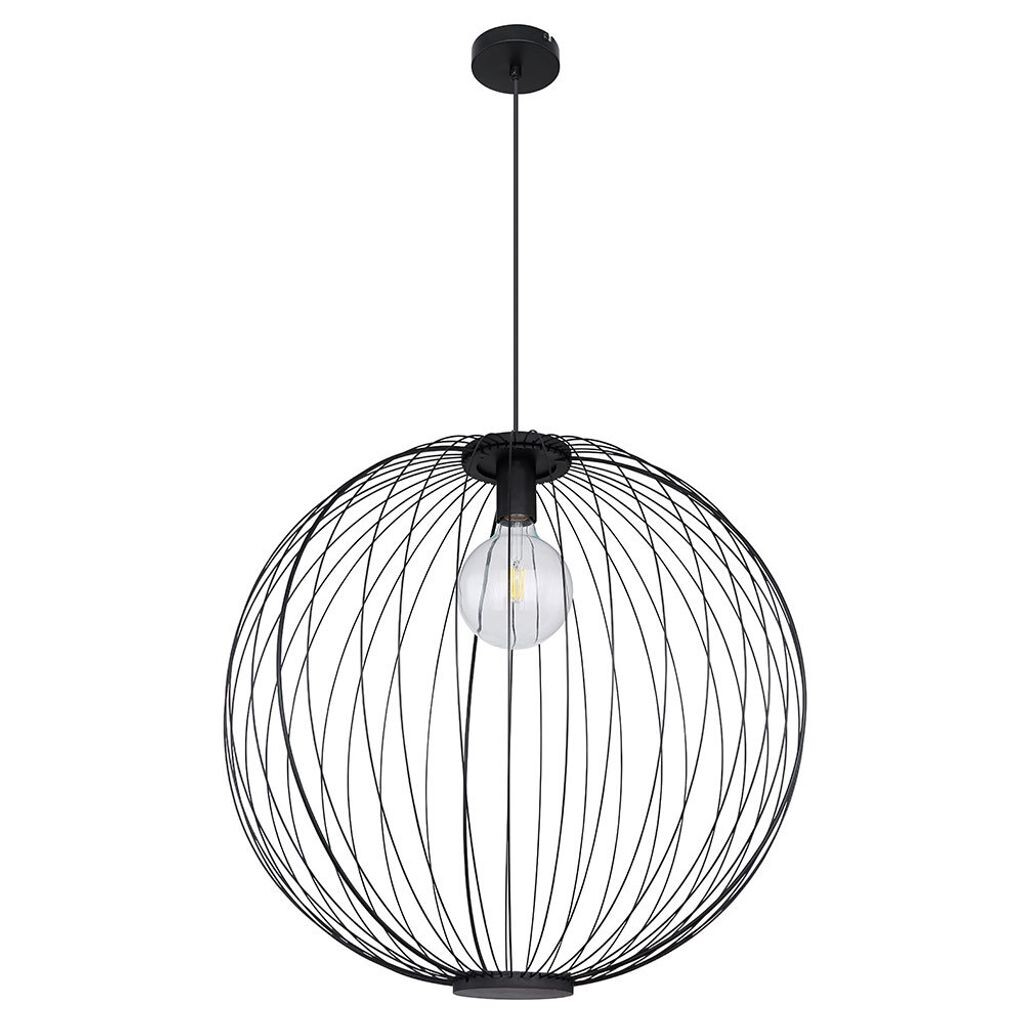 

Подвесной светильник, металл, черный, шар, E27, H 120 см Globo Lighting