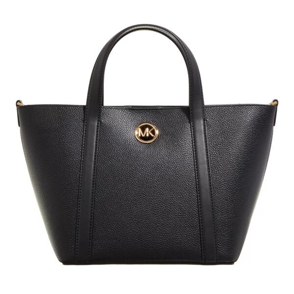 

Сумка-тоут hadleigh medium double handle tote messenger Michael Michael Kors, черный