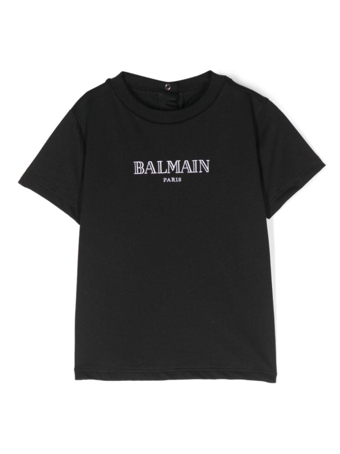 

Balmain Kids футболка с вышитым логотипом, черный