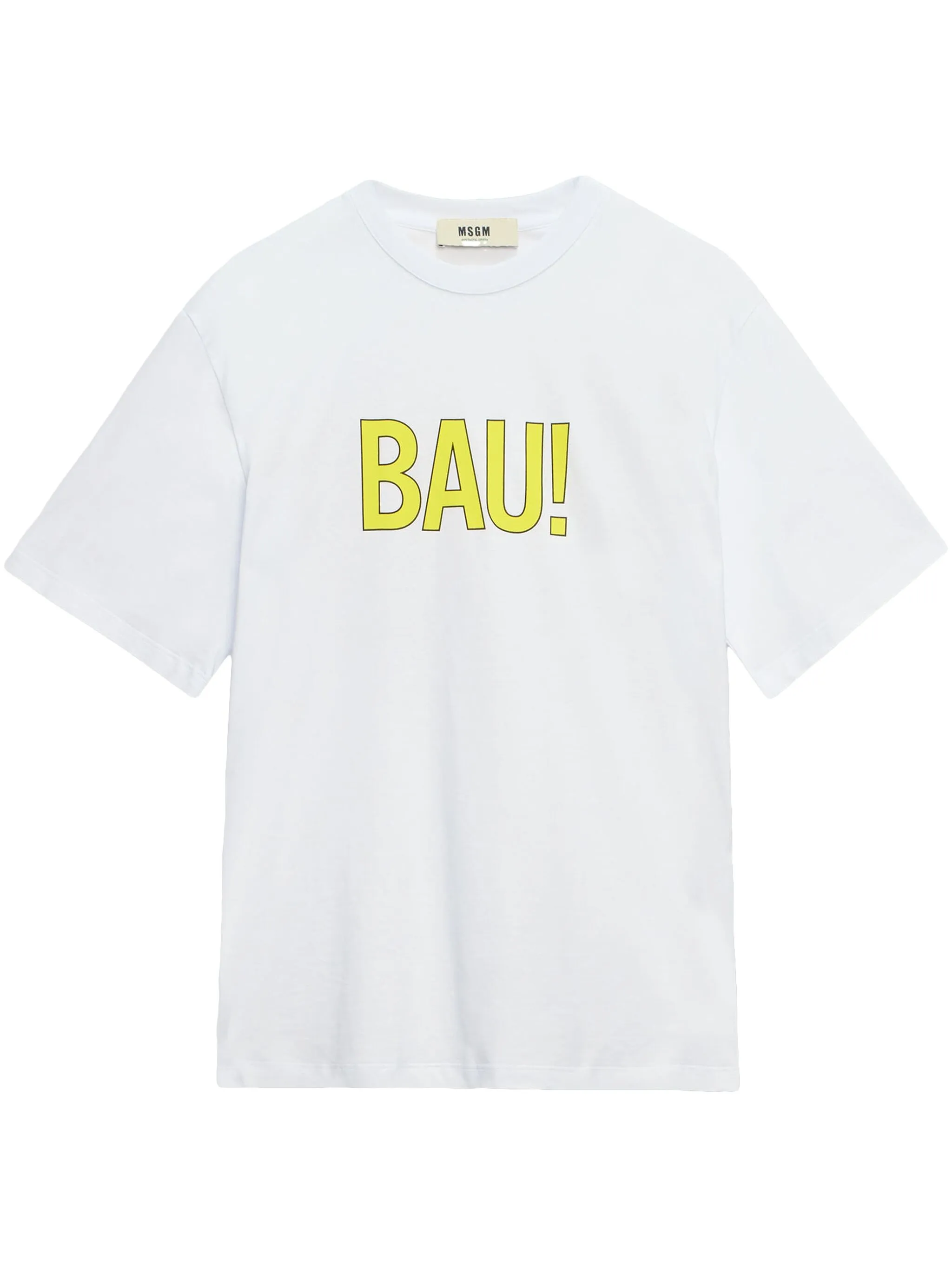 

Футболка с круглым вырезом Msgm, белый