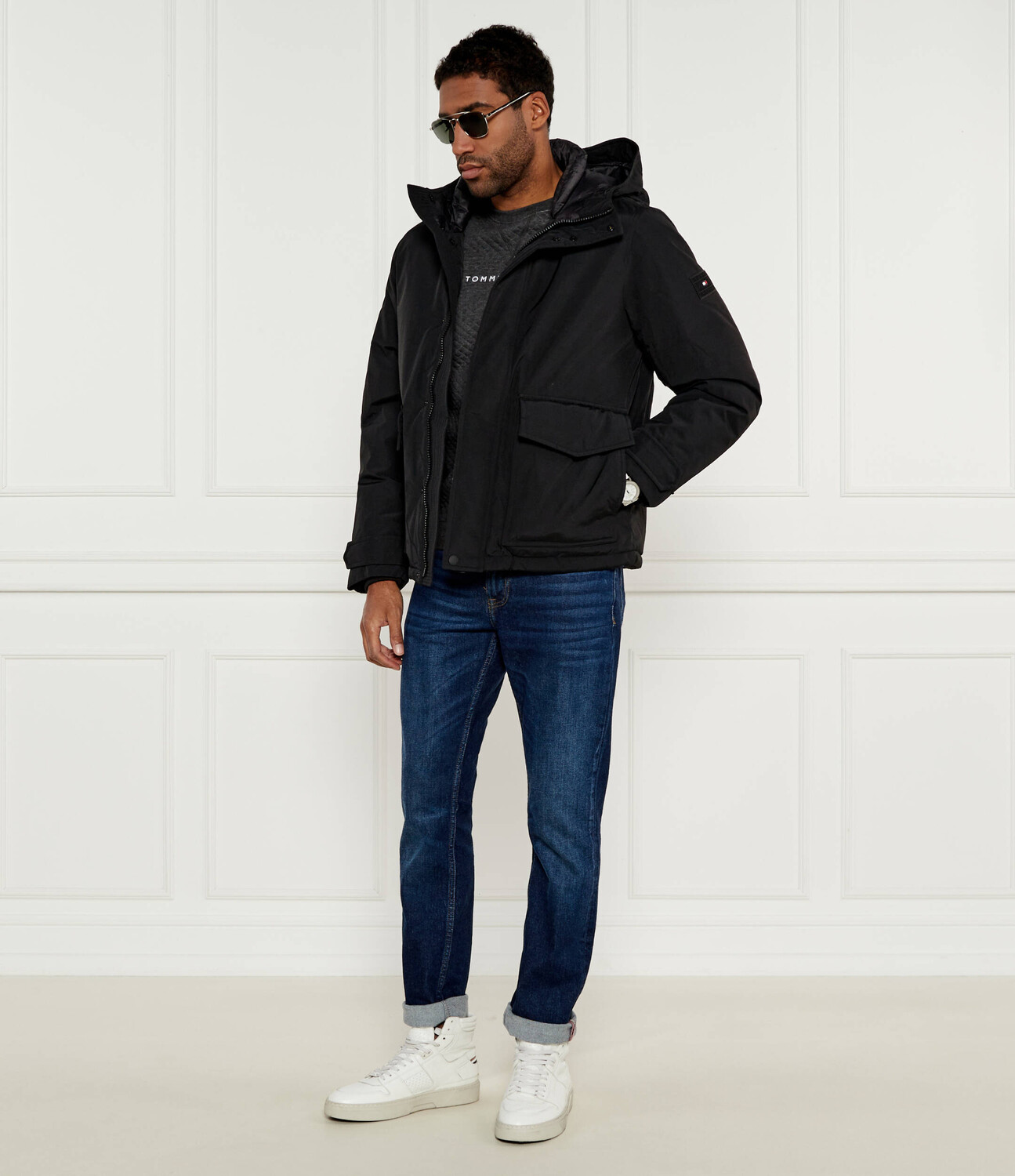 Куртка Tommy Hilfiger ROCKIE Regular Fit, черный — фото 2