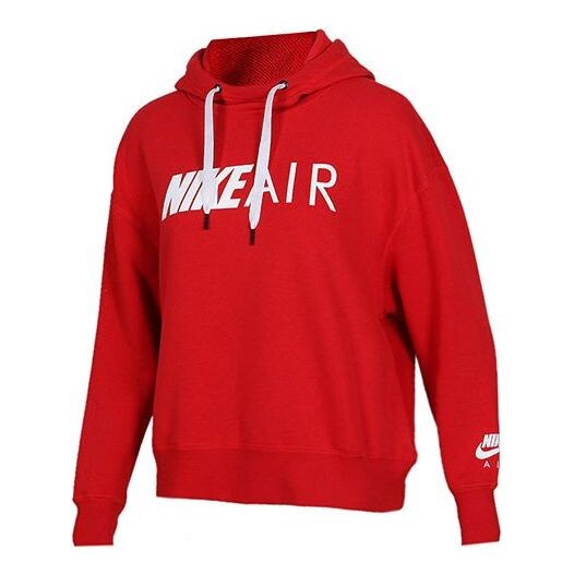 

Свитер alphabet printing knit hoodie red Nike, красный