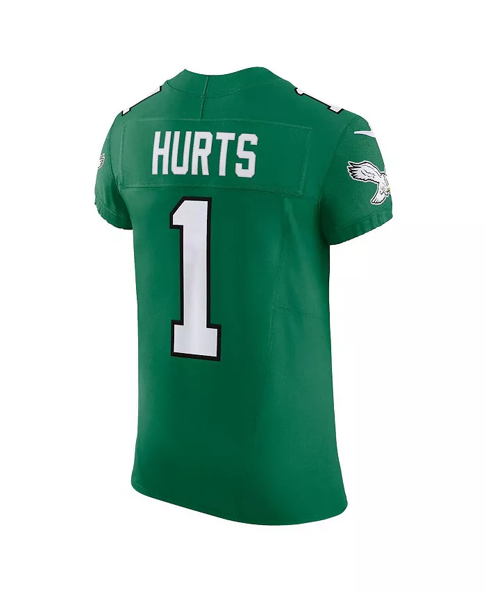 Мужская футболка Jalen Hurts Kelly Philadelphia Eagles Alternate Vapor F.U.S.E. Elite Nike, зеленый — фото 4