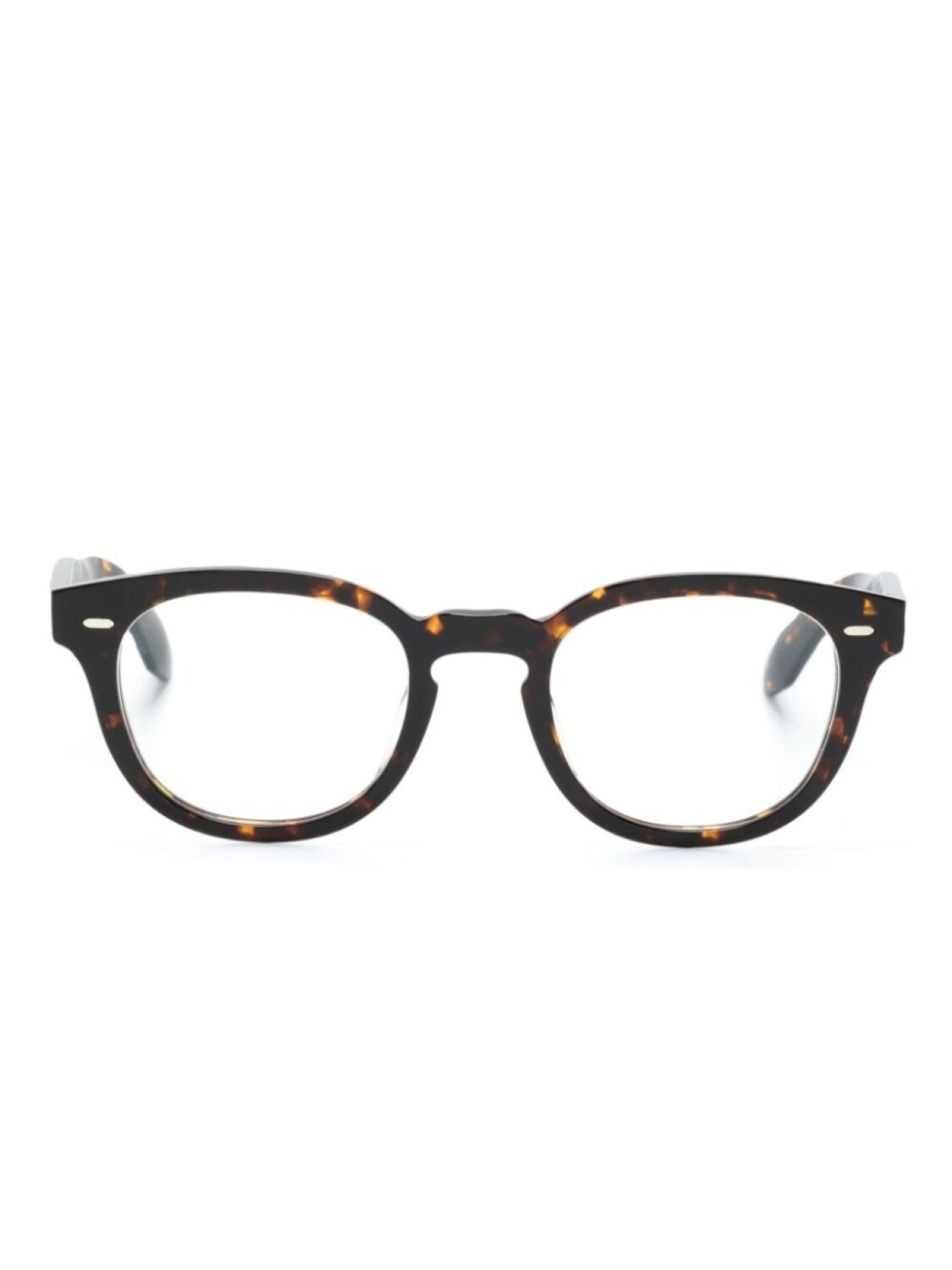 

Oliver Peoples очки N.01 в квадратной оправе, коричневый