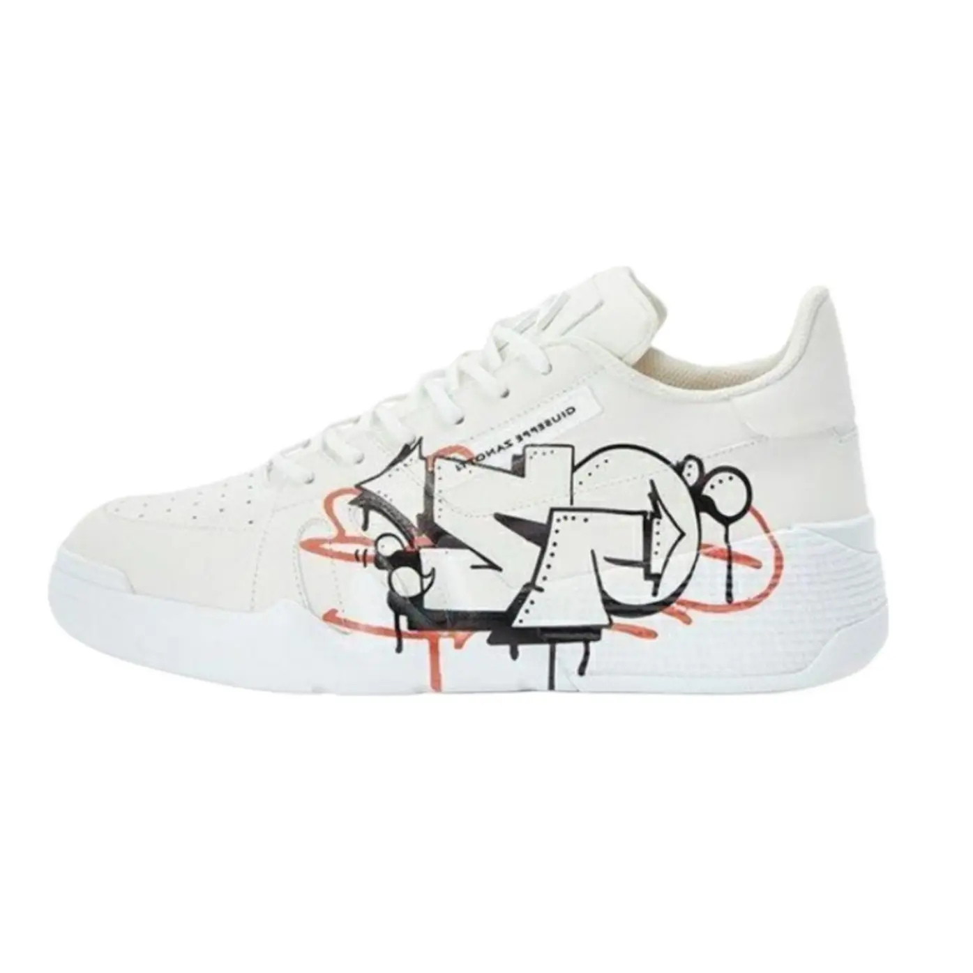 

Низкие кеды с принтом Talon Graffiti Giuseppe Zanotti, белый