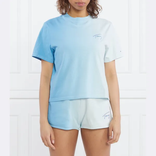 

Футболка Tjw cls с надписью Dip Dyed Tommy Hilfiger, синий