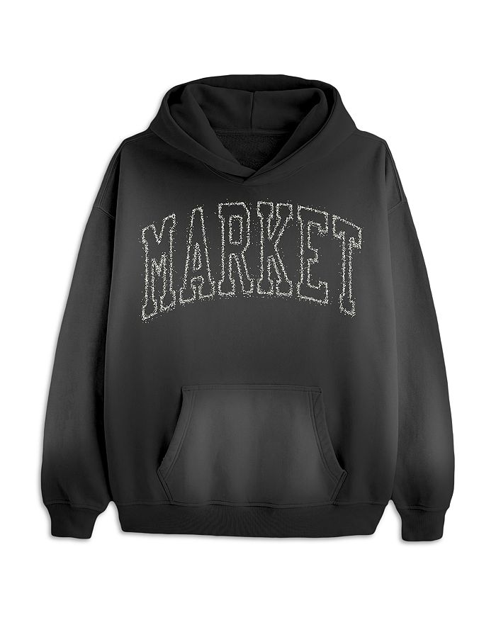 

Мужская худи с графическим логотипом Static Arc MARKET, черный